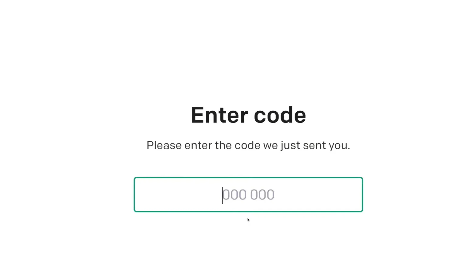 Enter the Code Page