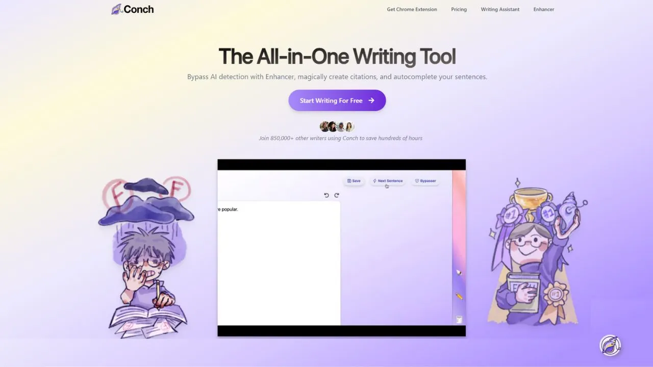Conch AI Review - Enhance Your Writing with AI Powered Assistance